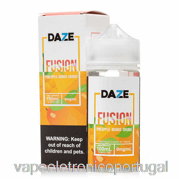 Vape Eletrônico Abacaxi Manga Laranja - 7 Daze Fusion - 100ml 6mg